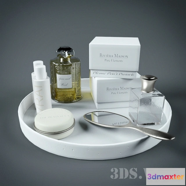 1585799 - bathroom - Bathroom decorative set 3D Max