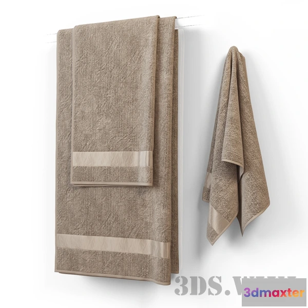 1585803 - bathroom - Bath Towel 3D Max