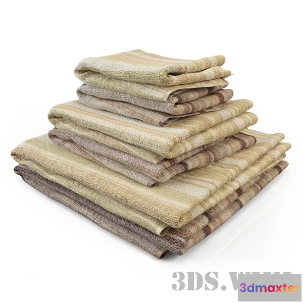1585807 - bathroom - Bathroom towels 3D Max