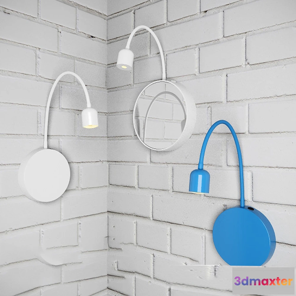 1585819 - bathroom - Decorative sconcesbra for the bathroom 3D Max