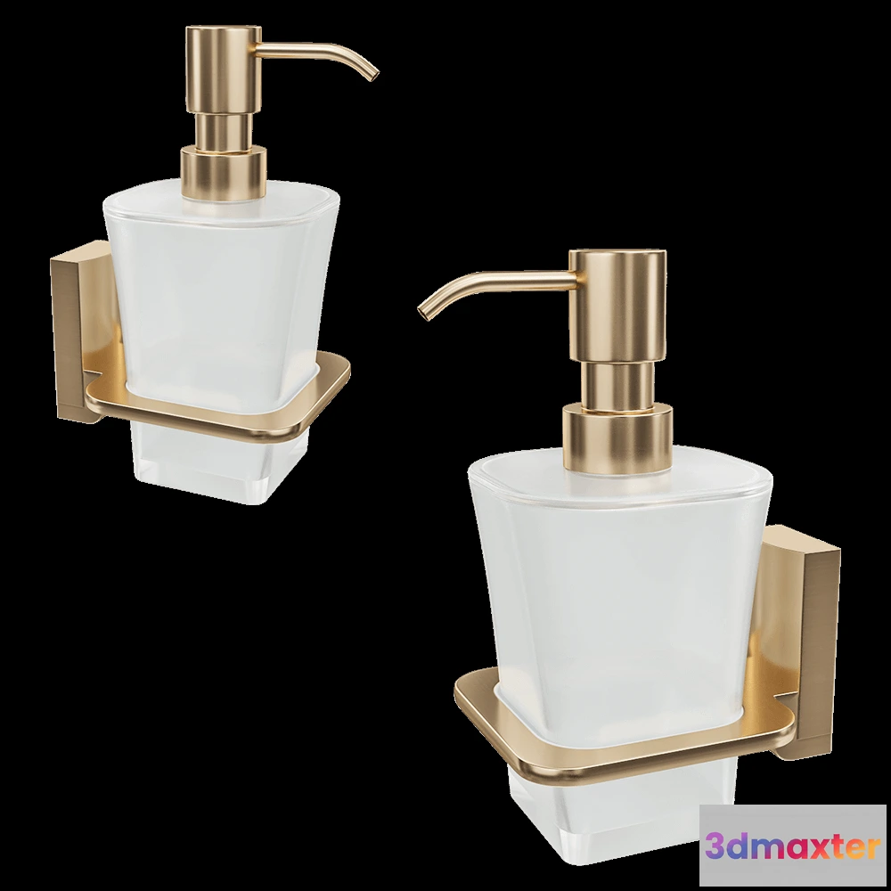 1585833 - WasserKRAFT - Liquid soap dispenser Exter K-5299 3D Max