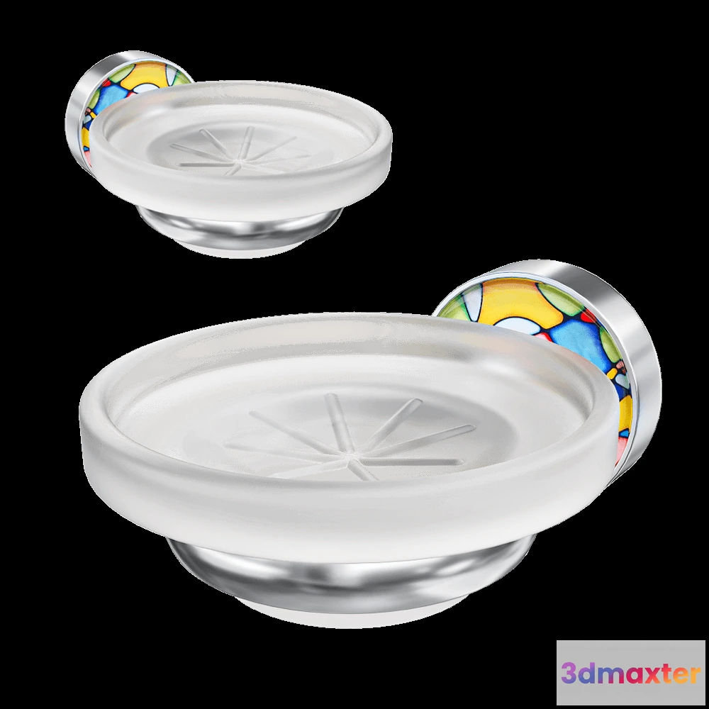 1585901 - WasserKRAFT - Soap dish Diemel K-2229 3D Max
