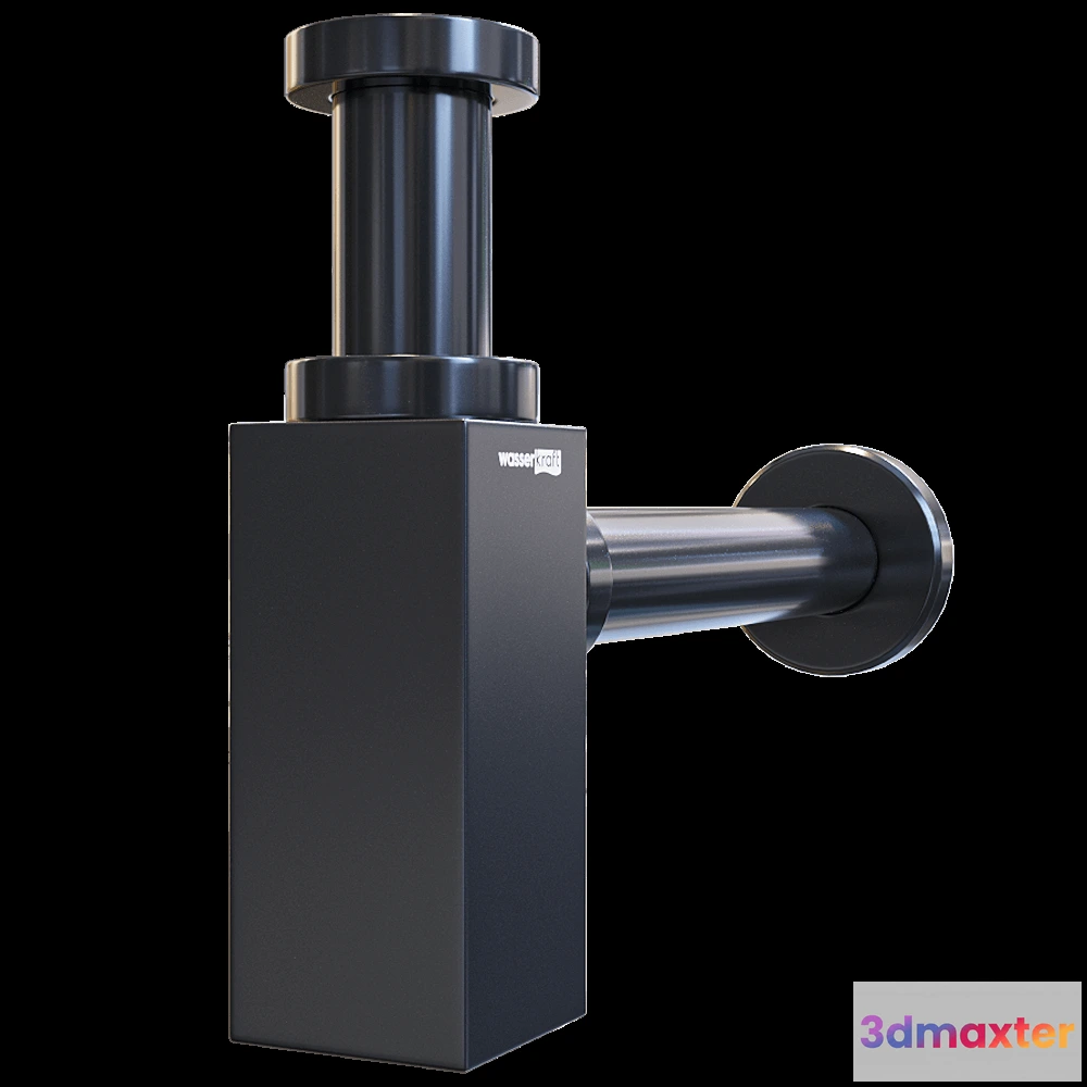 1586495 - WasserKRAFT - Siphon for washbasins A169 3D Max