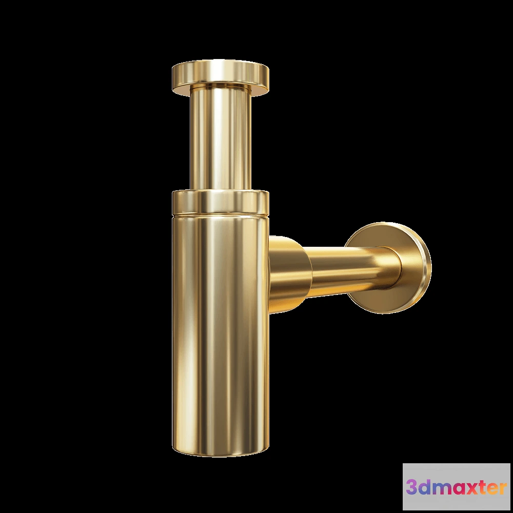 1586513 - WasserKRAFT - Siphon for washbasin A170 3D Max