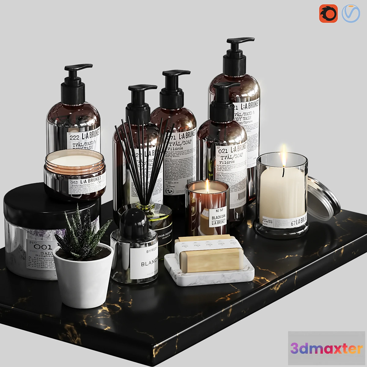 543681 - LA Bruket decor set for bathroom-03