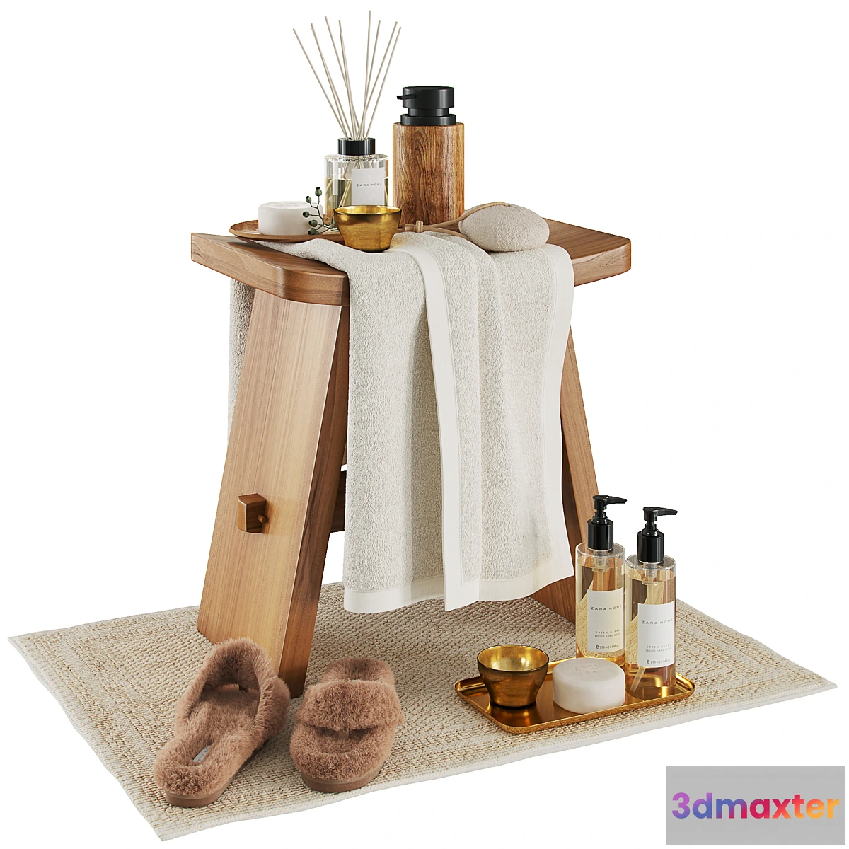 543825 - Zara home wood stool