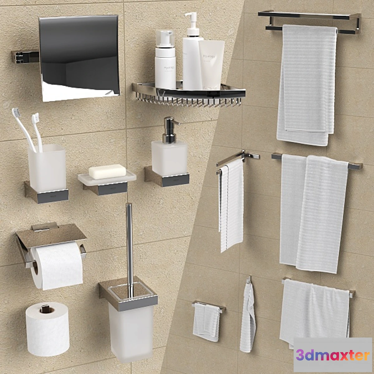 544143 - Bathroom accessories Grohe Selection Cube.