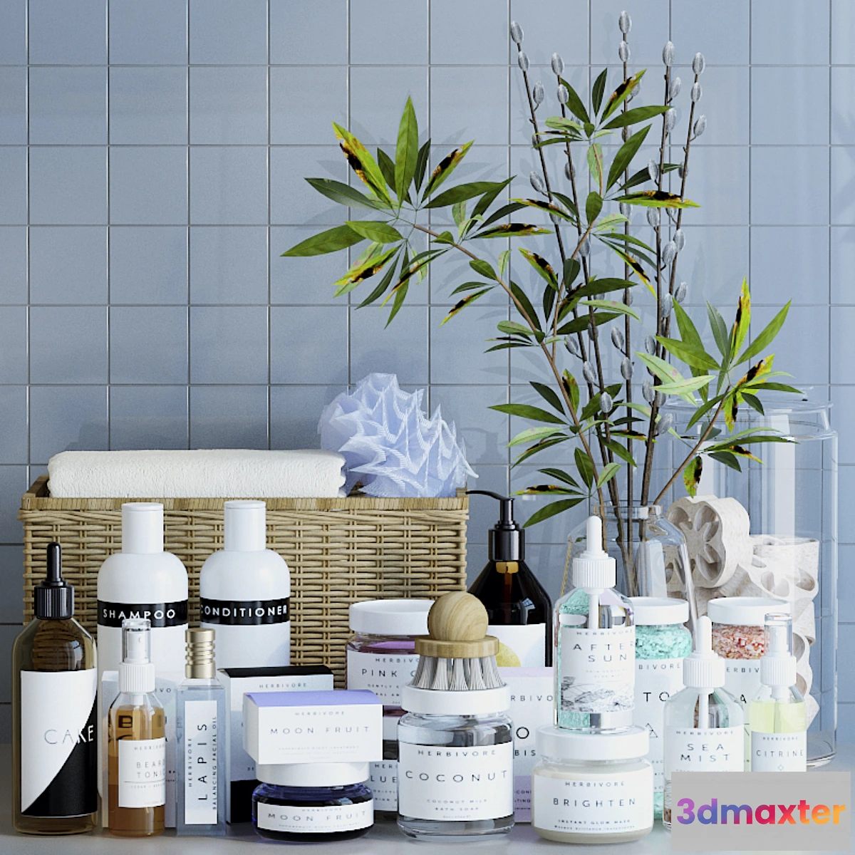 577142 - A set of cosmetics for the bathroom