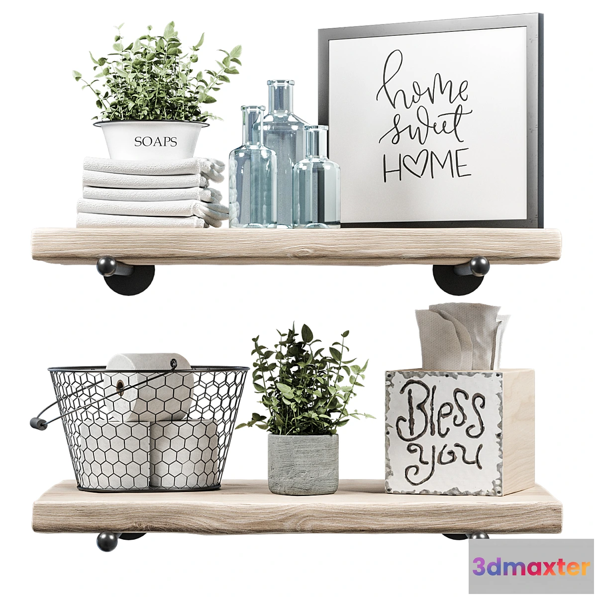 592396 - Farmhouse bath decor - Set_2