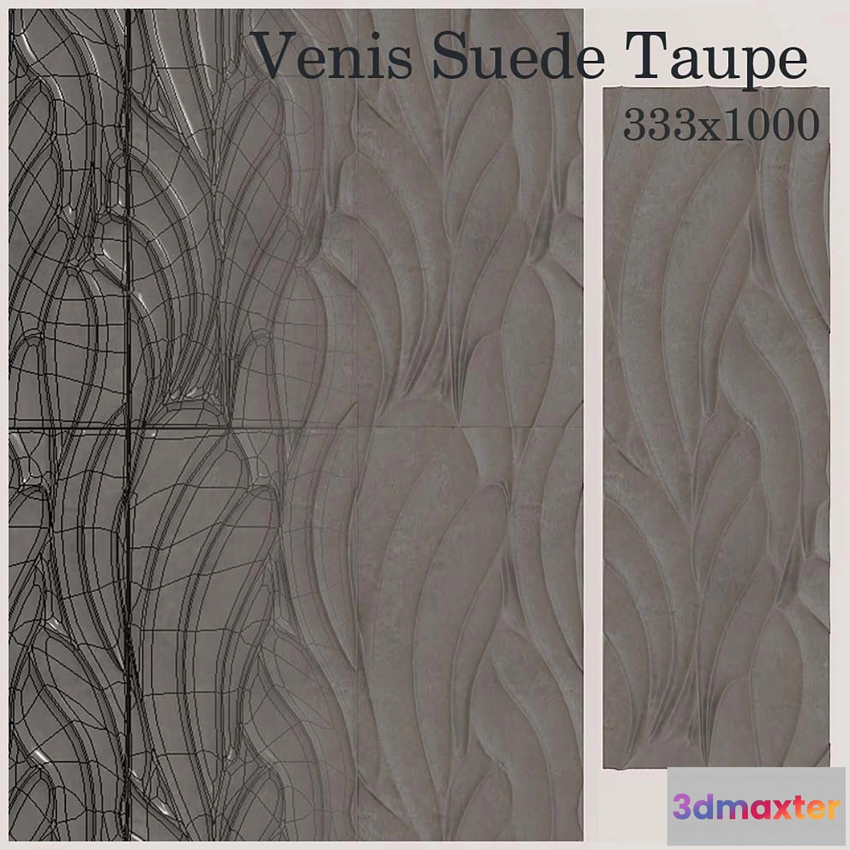 633405 - tile Venis Suede Taupe Matt