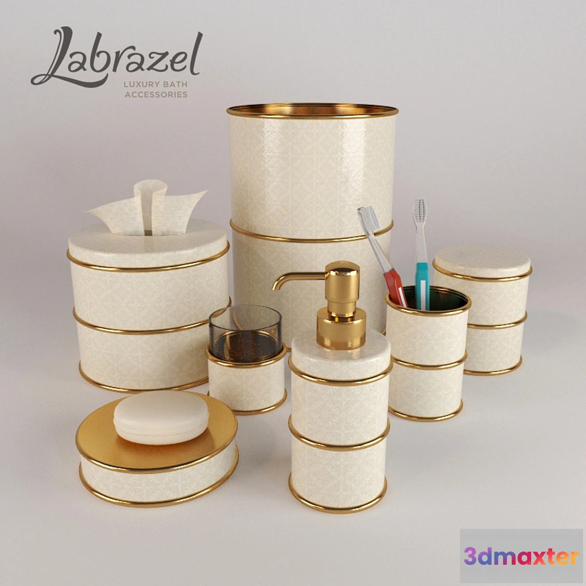 635243 - Set for bathroom FIONA IVORY (Labrazel)