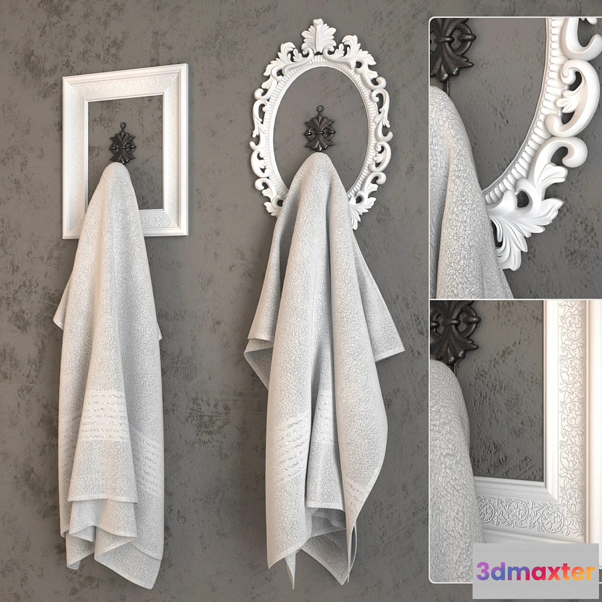 639637 - Towels and frames