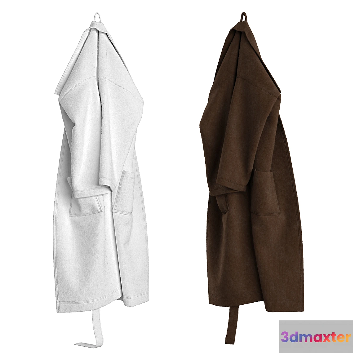 641211 - Coat on the hook _ Bathrobe on hook