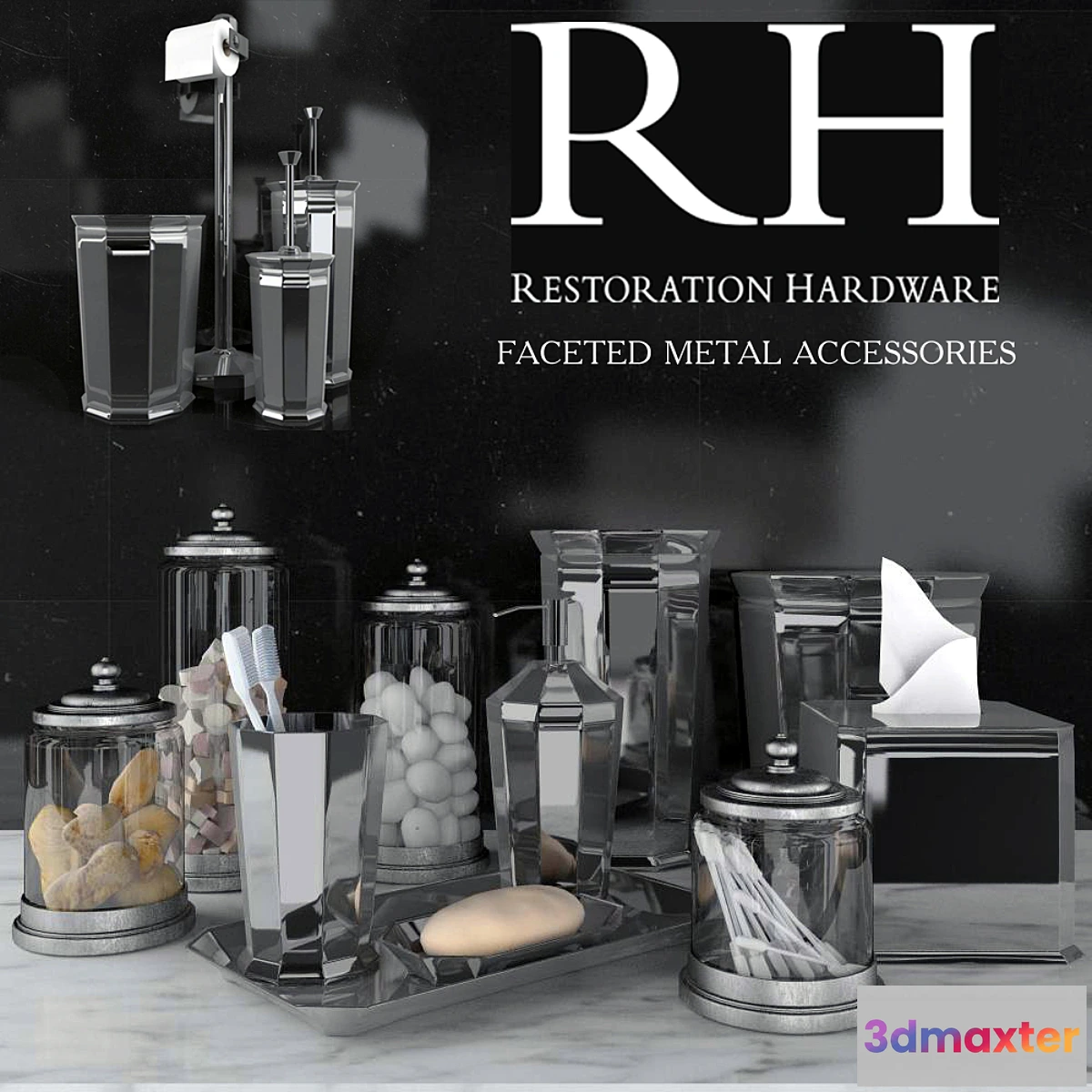 644421 - RH FACETED METAL ACCESSORIES - No.2