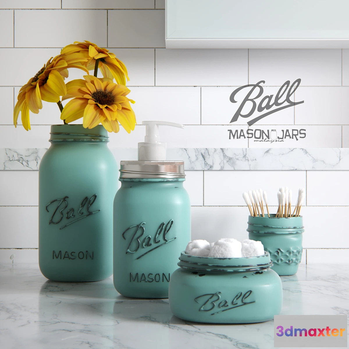 644441 - Ball Mason Bath Set