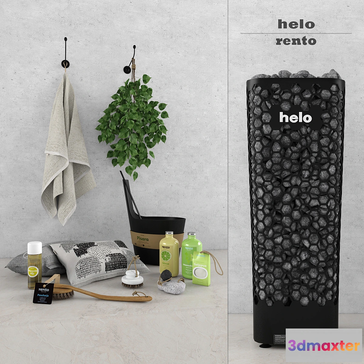 661373 - Decorative sauna set