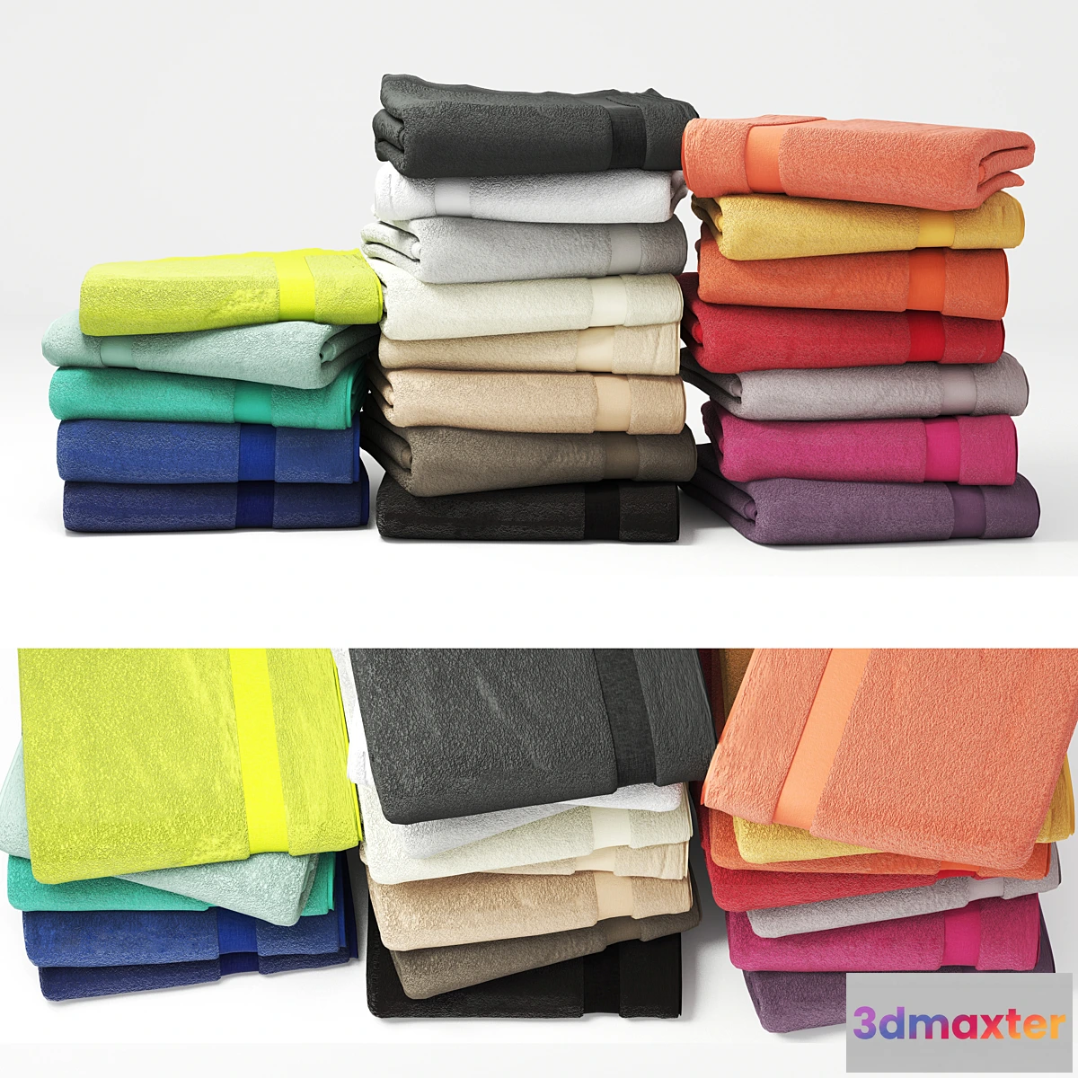 661377 - Set of colorful towels 2