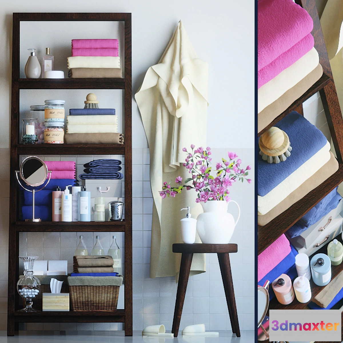 665839 - Rack in the bathroom 2