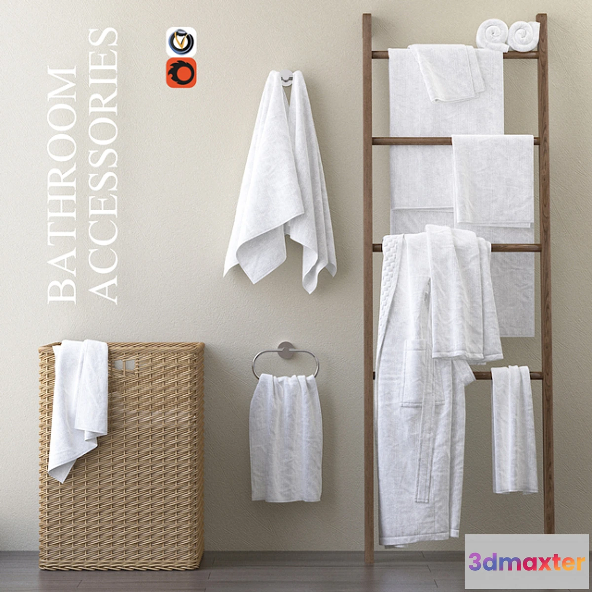 665863 - A set of towels for the bathroom m30 - No.2