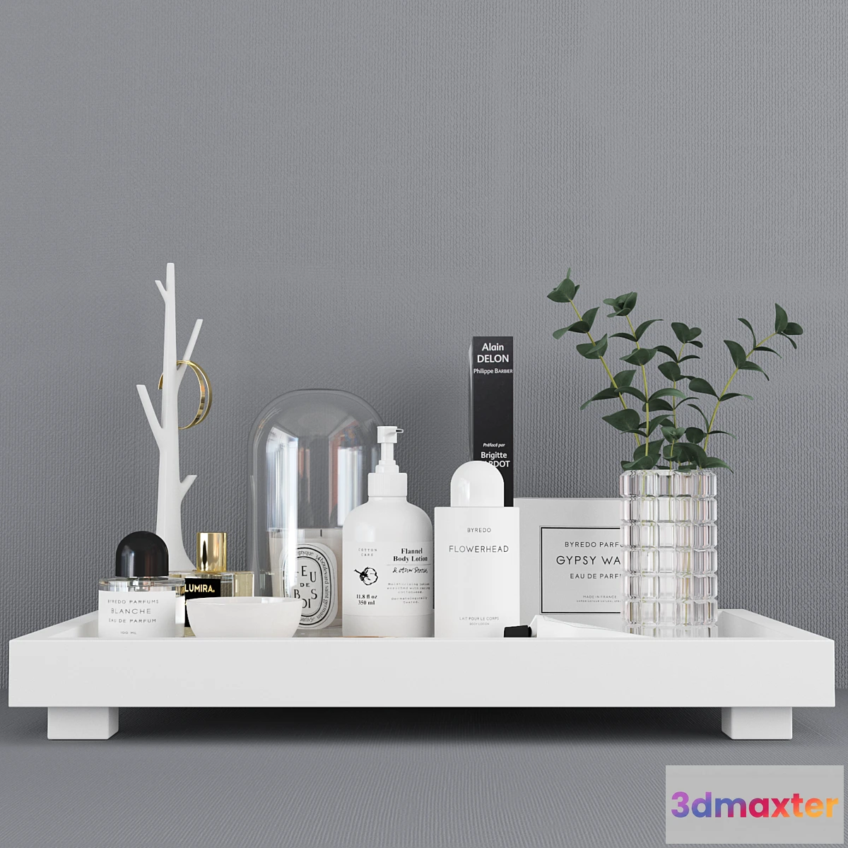 670689 - Decorative set _ Decor Tray set (Corona + Vray)