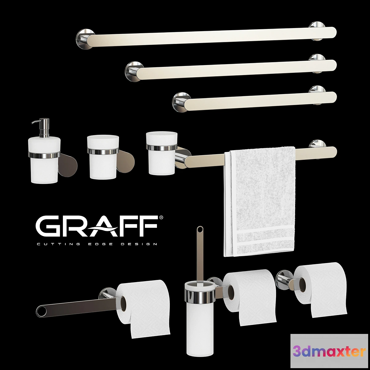670719 - Graff set for bath SENTO Series