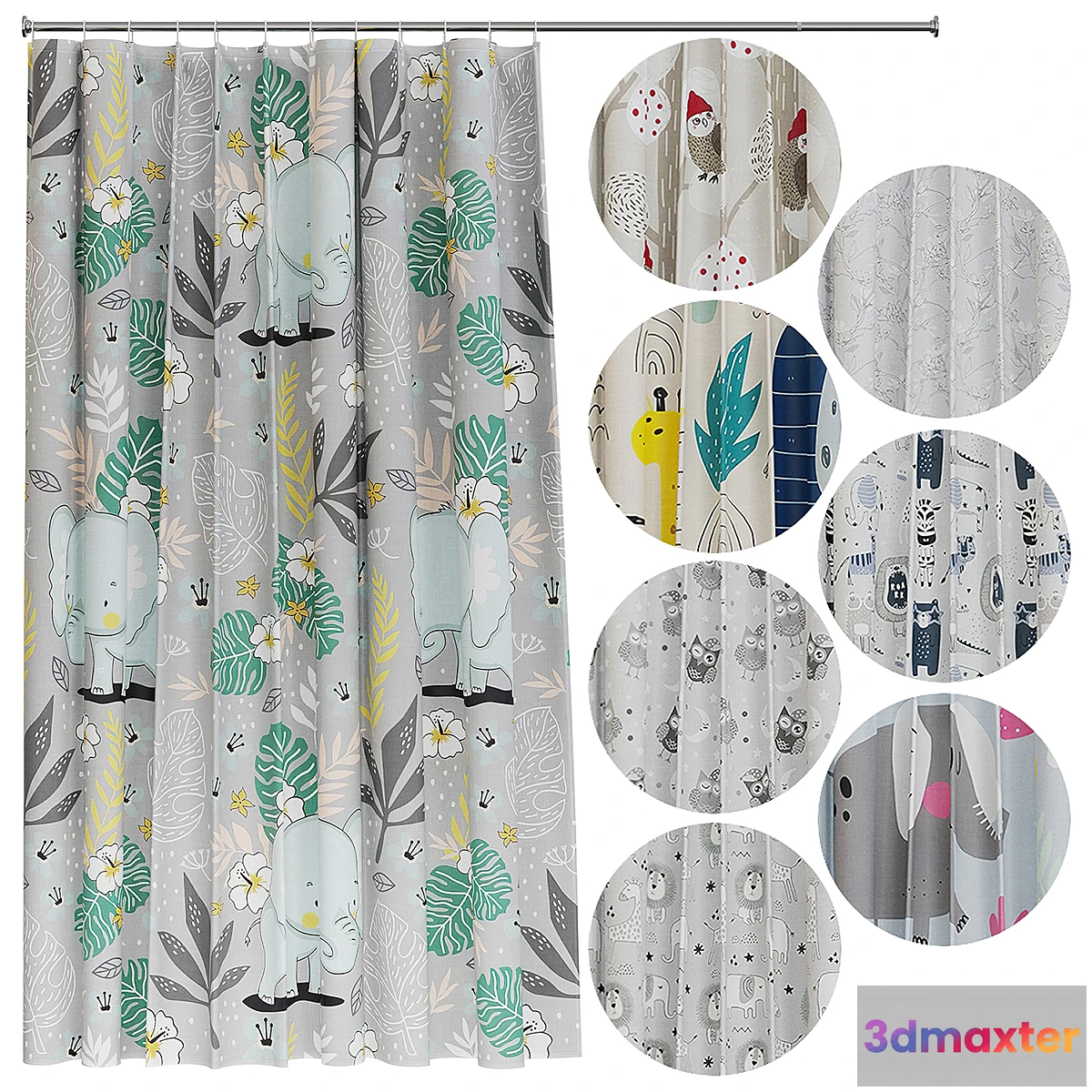 675185 - Shower curtain for children