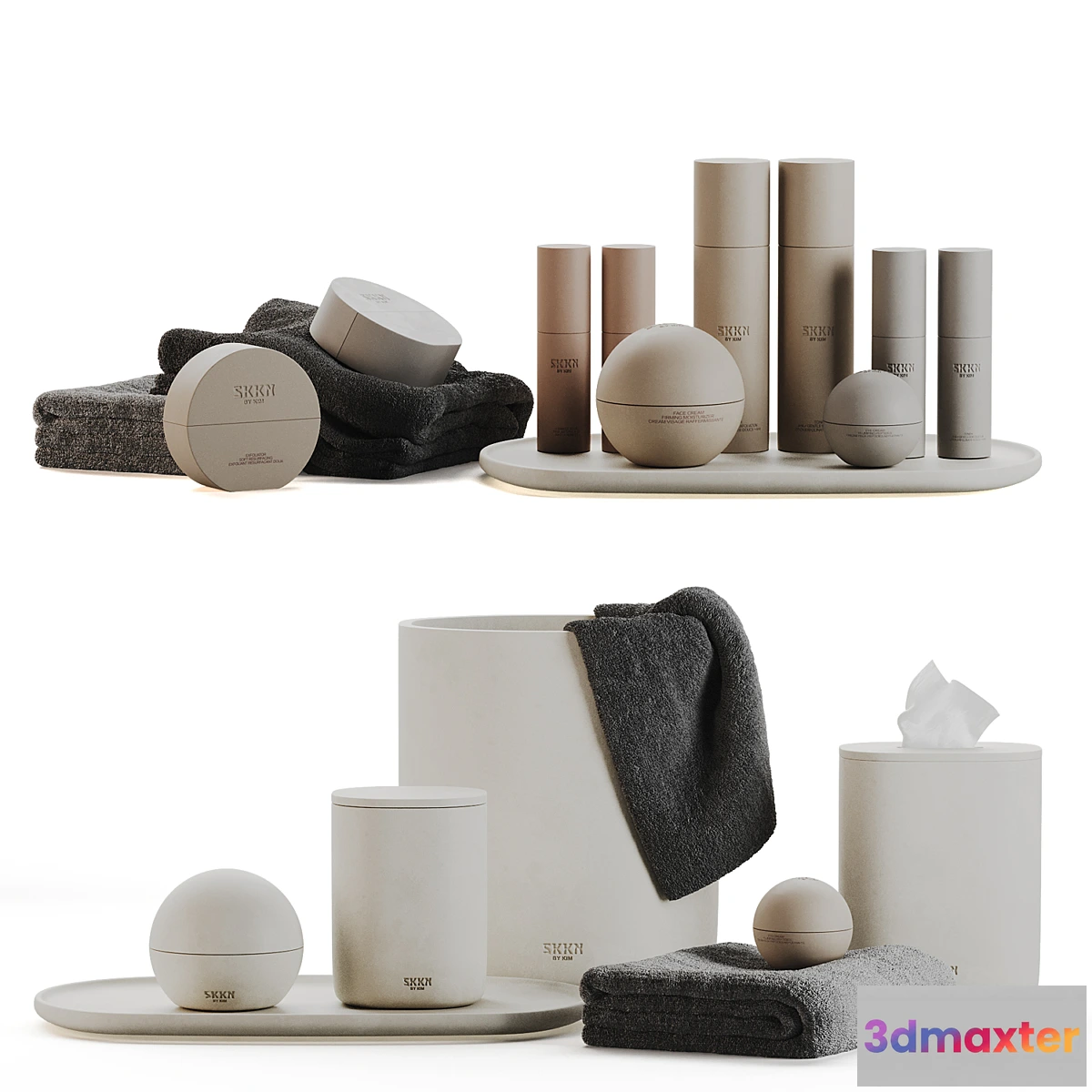 675271 - Towels 25 SKKN BY KIM set - No.2