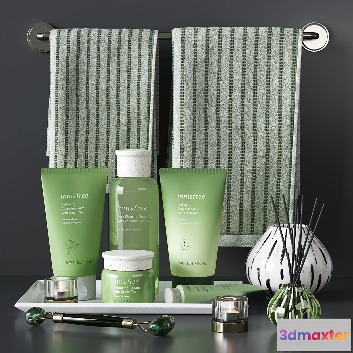 685734 - Innisfree Green Tea Cosmetics Decor Set - No.2