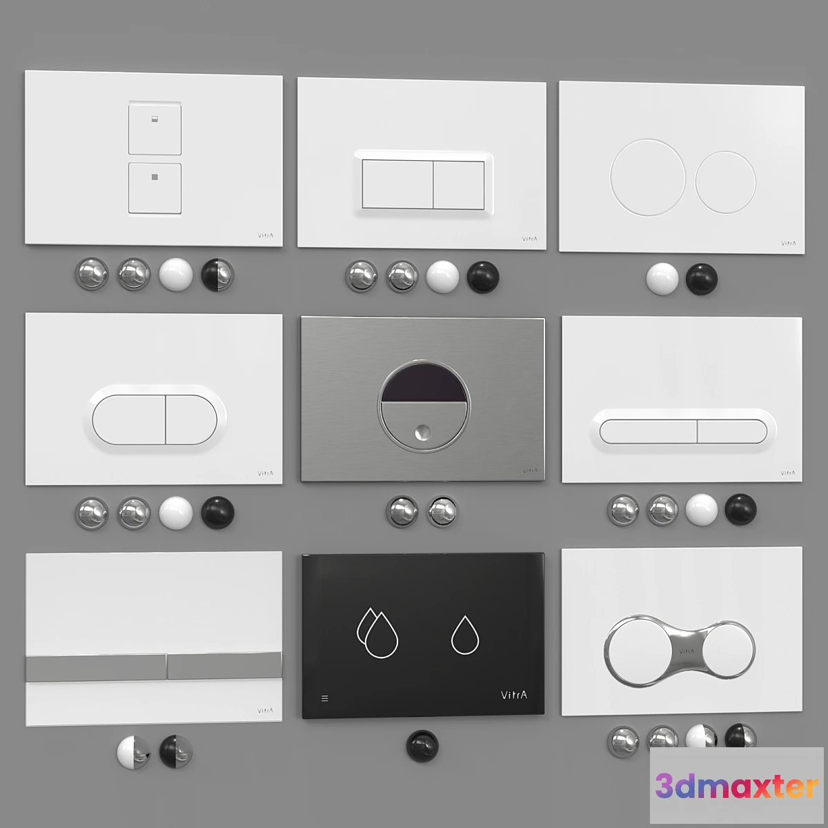 685802 - Vitra Flush Plates