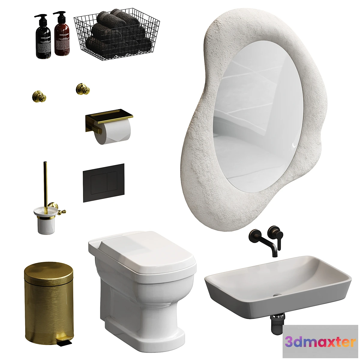 685954 - Bathroom accessories set