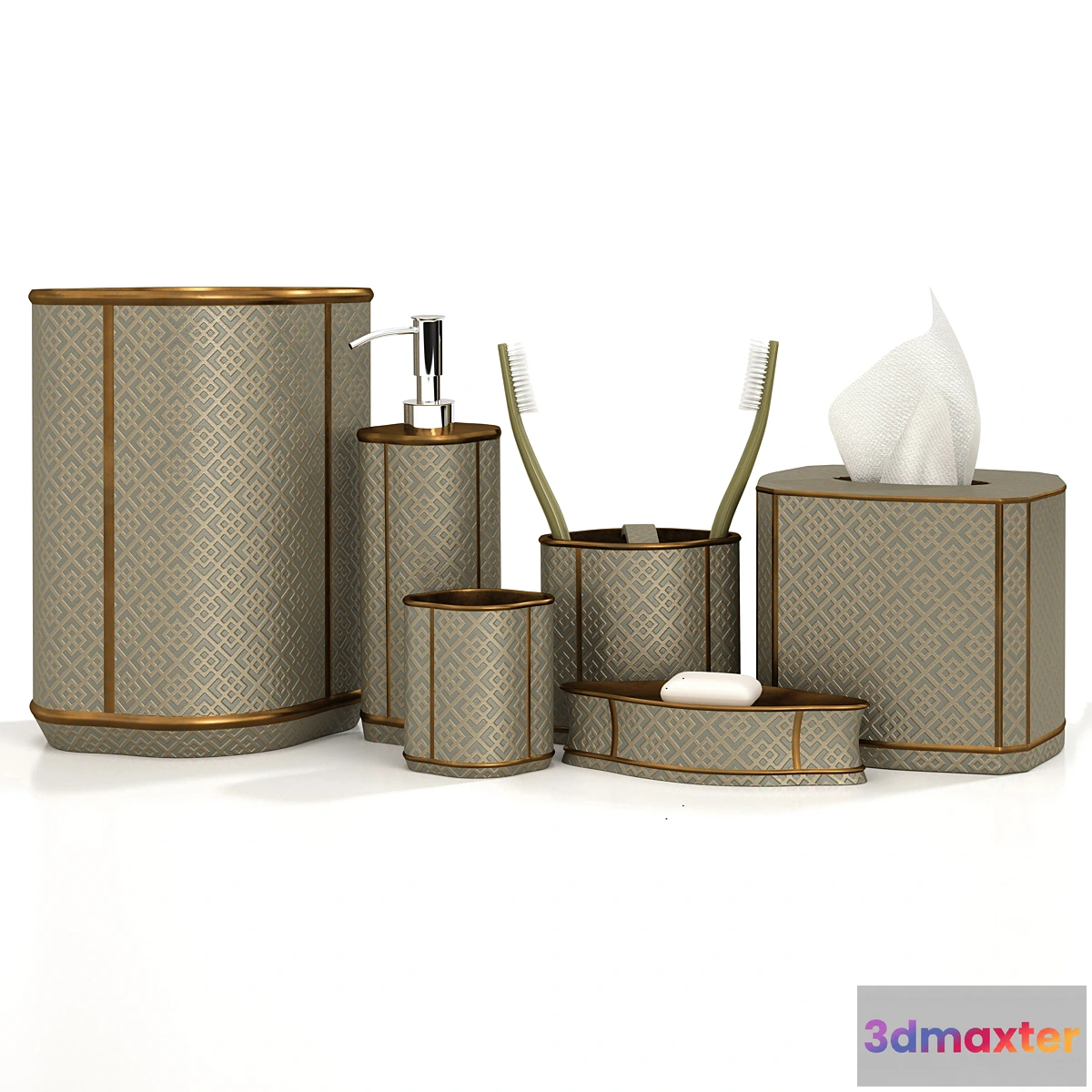 713290 - Bathroom decorative set 2 - No.3
