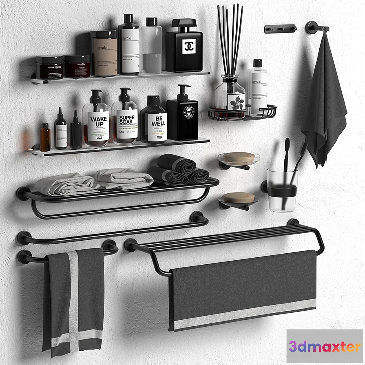 713344 - Bathroom accessories set INDA - No.2