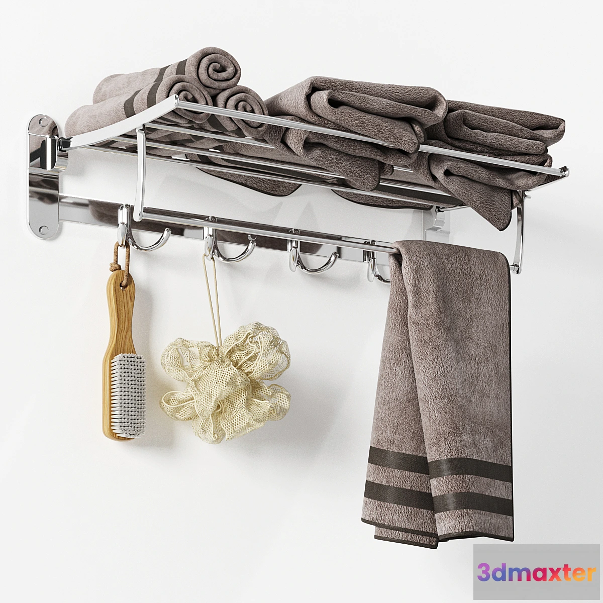 713518 - Zangra Foldaway Towel Rack - No.2