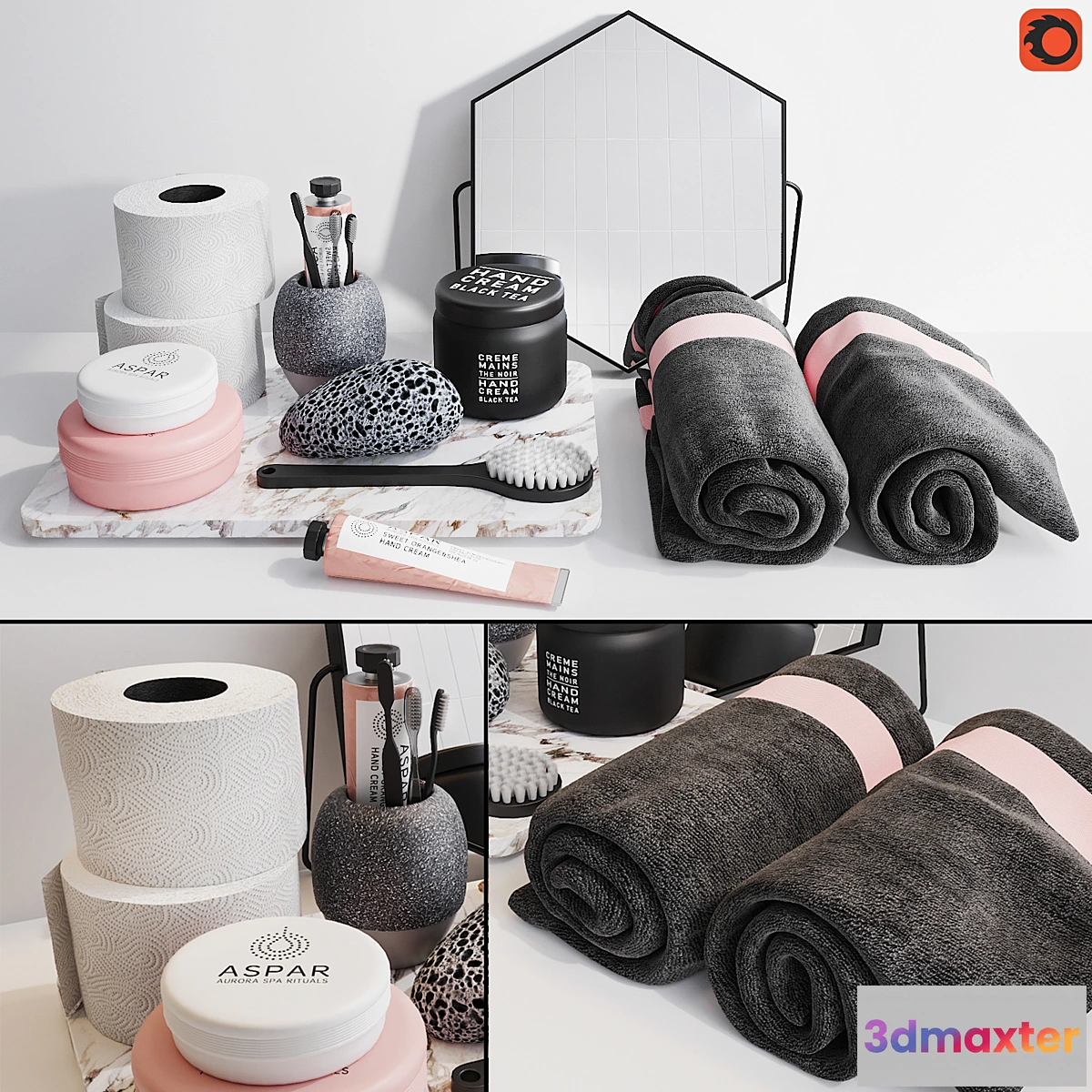 739081 - Decorative set for a bath_3 - No.2