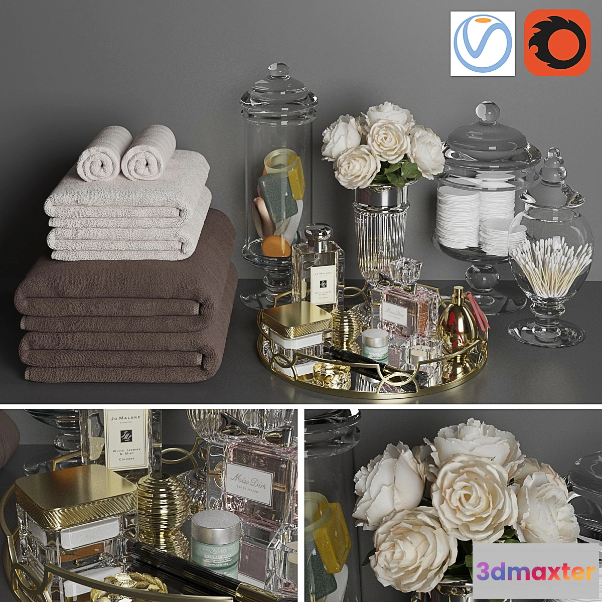 739113 - Decorative bathroom set 3 - No.2