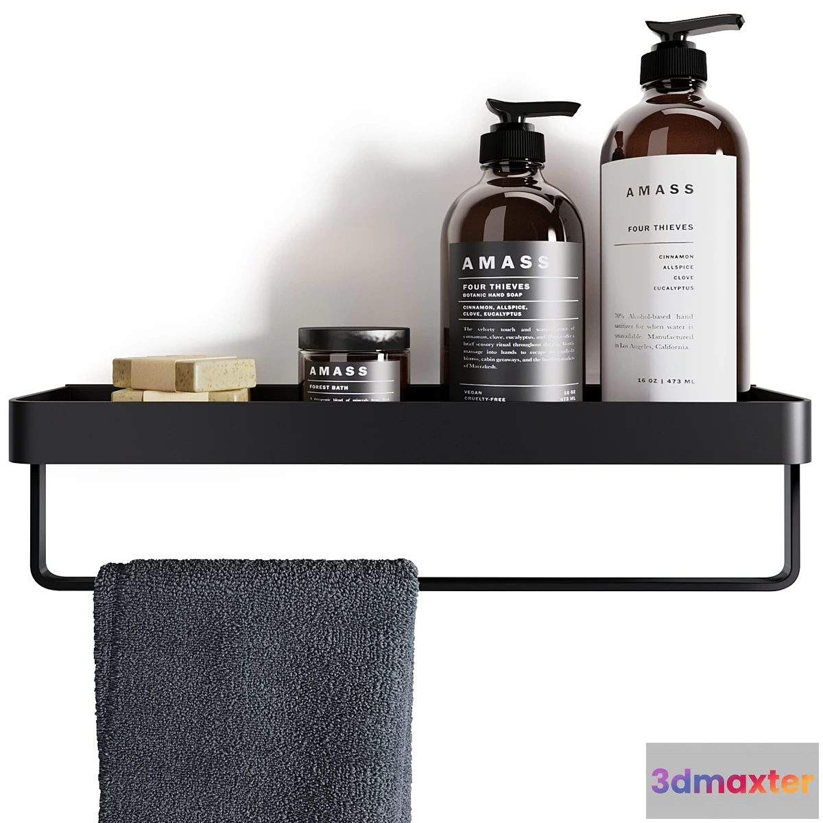 766049 - HyggeStyle bathroom shelf