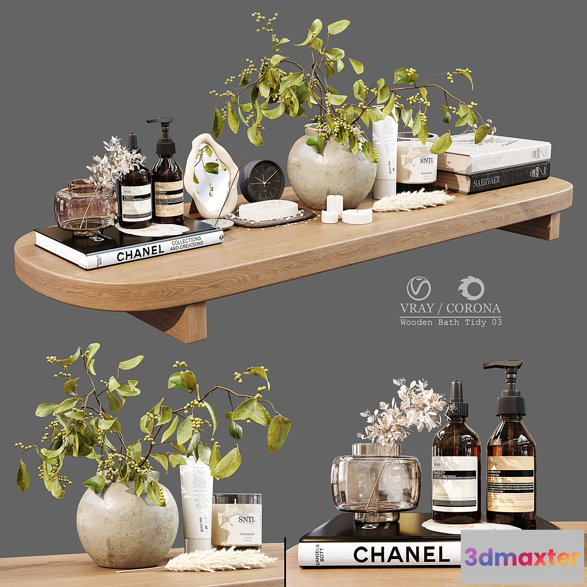 766077 - Wooden Bath Tidy 03 - No.2