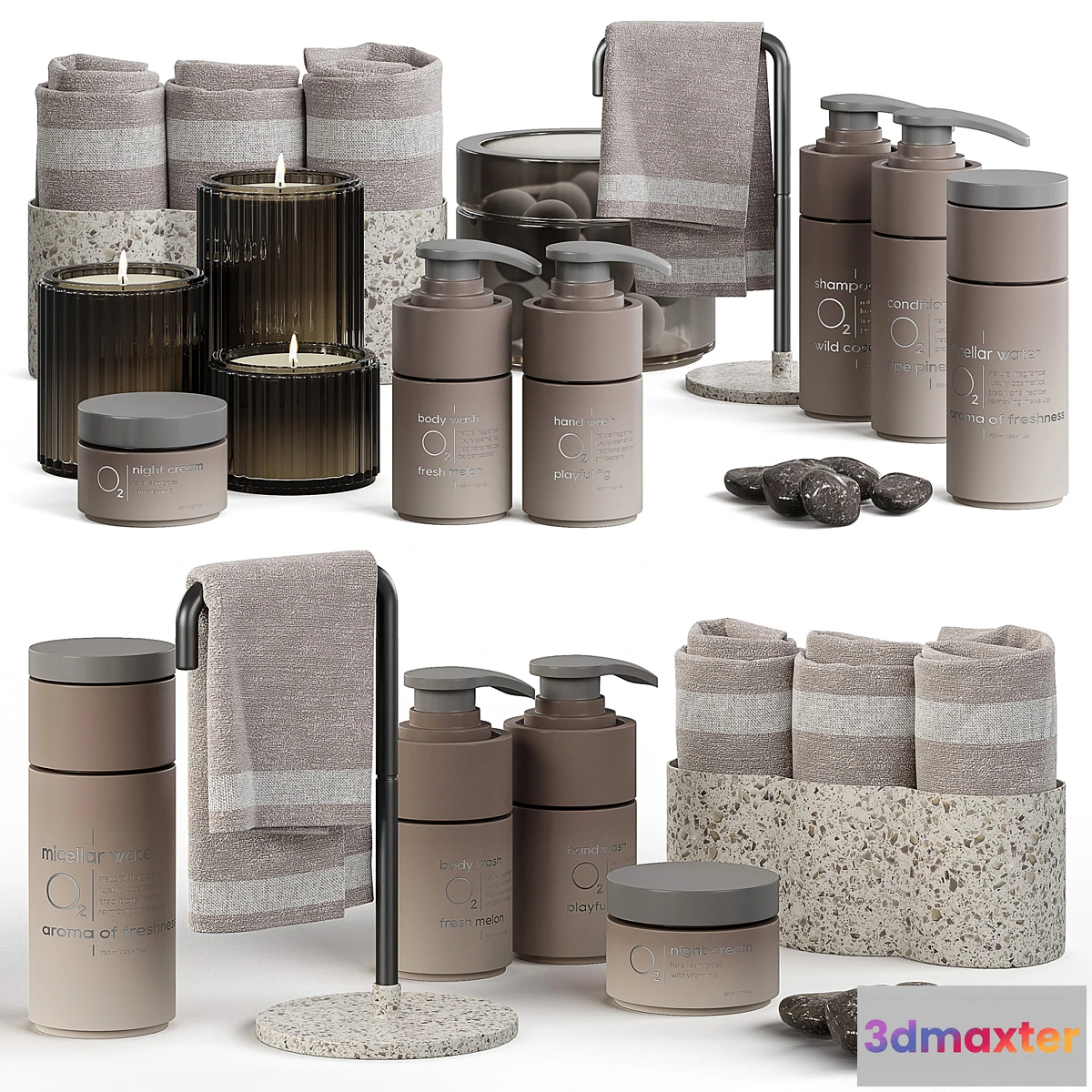 766253 - Bathroom accessories set - No.3