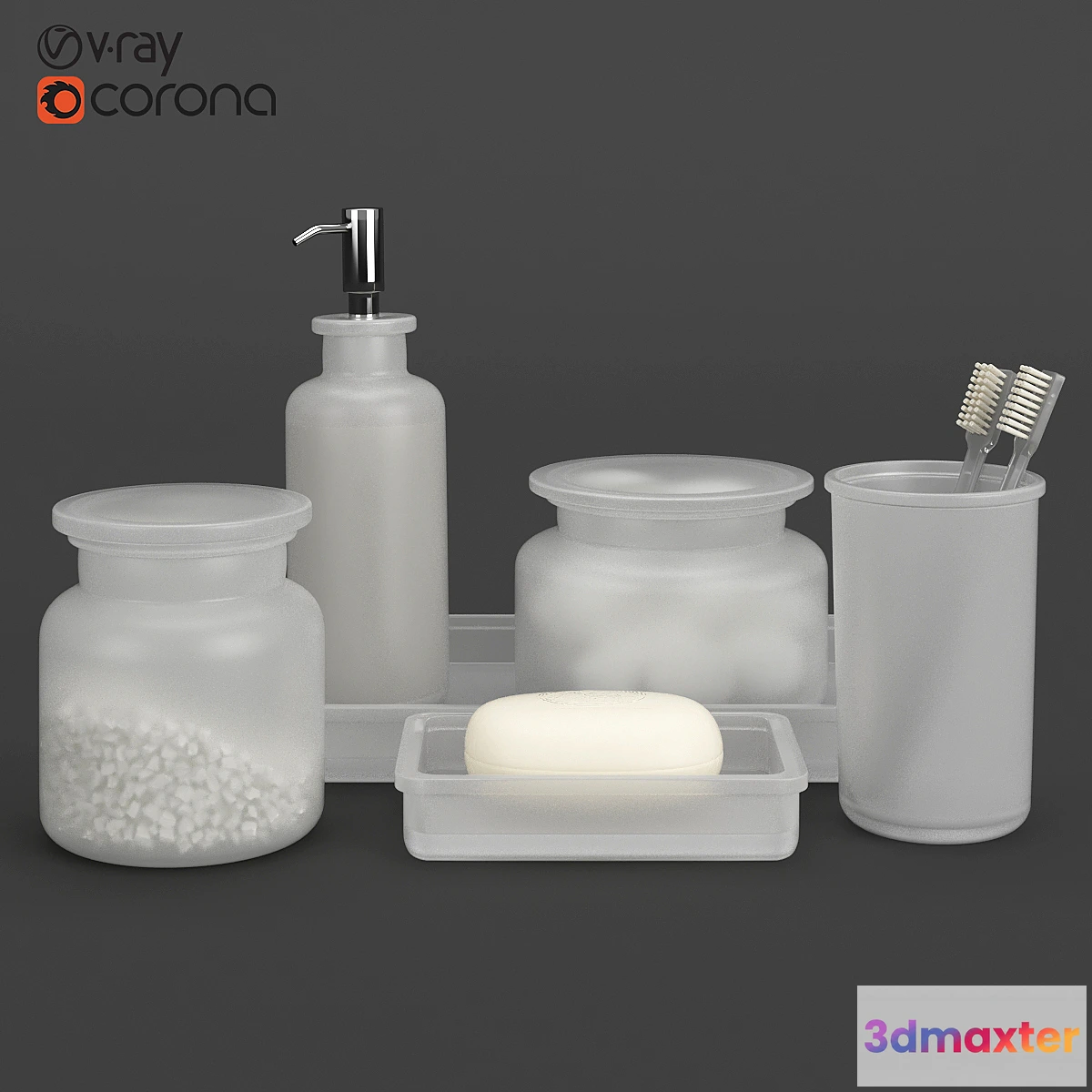 849763 - Restoration Hardware Pharmacy Frosted Glass - No.3