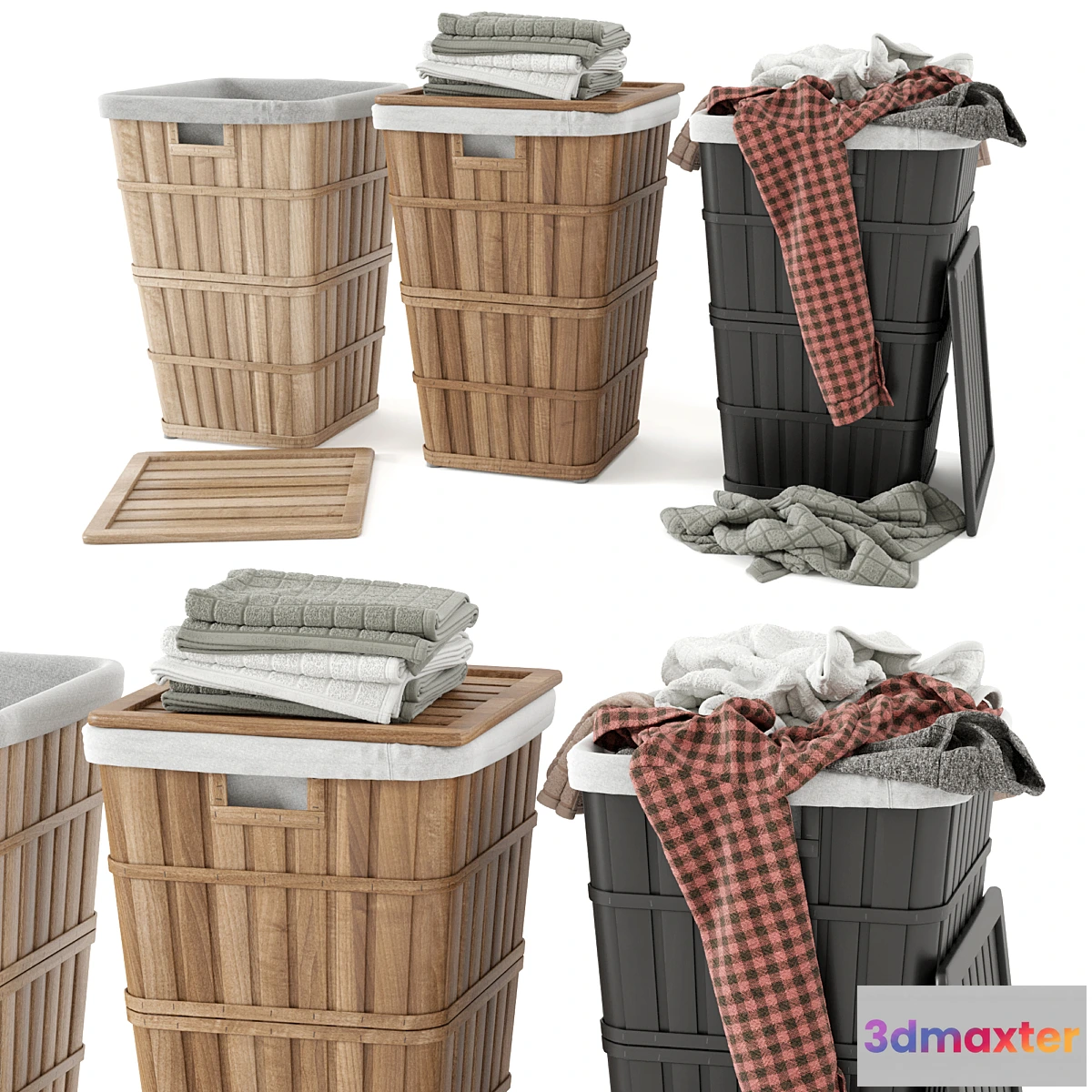 858613 - Laundry basket BRANKIS - No.4