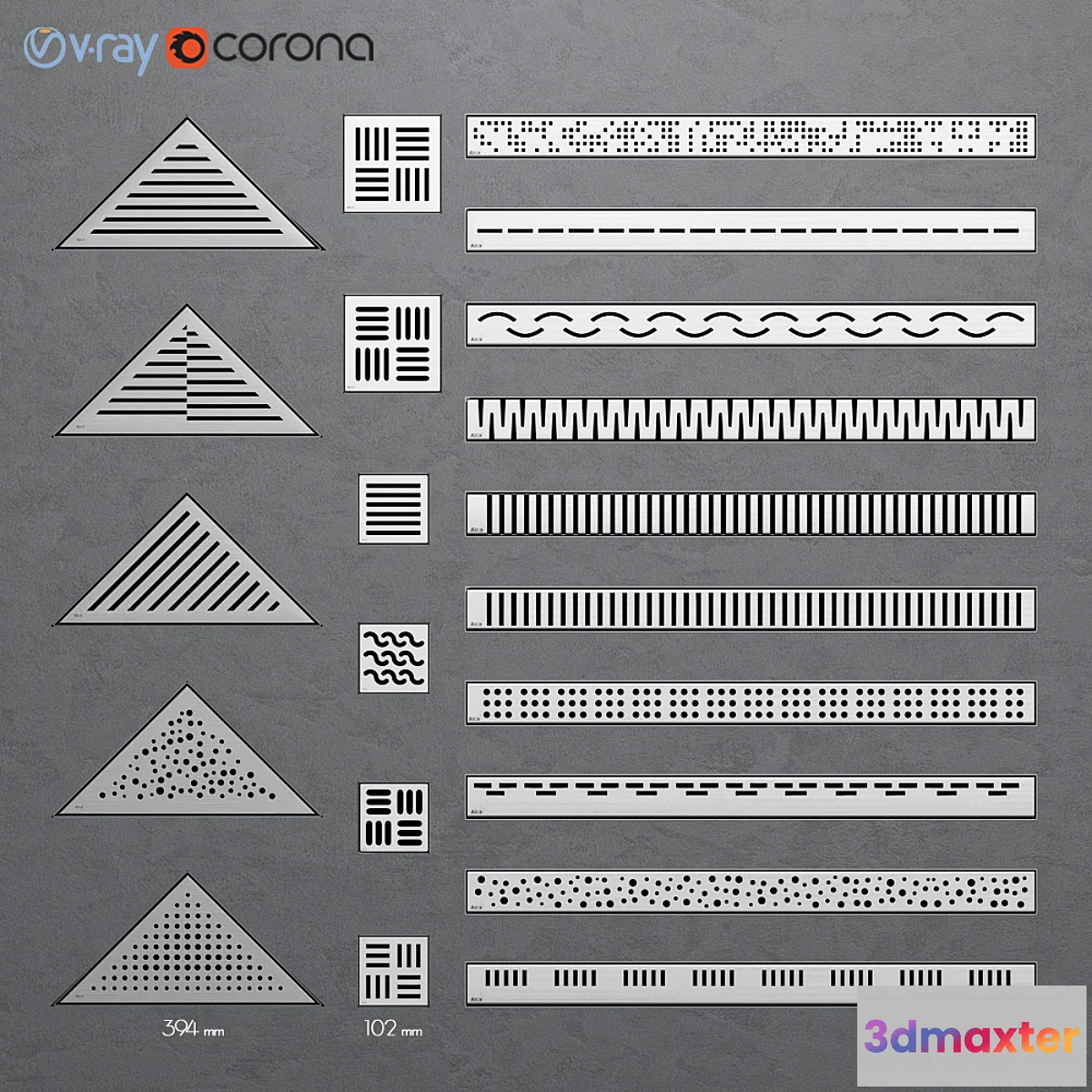 874285 - Shower channels drainage ladders Alca Plast - No.4