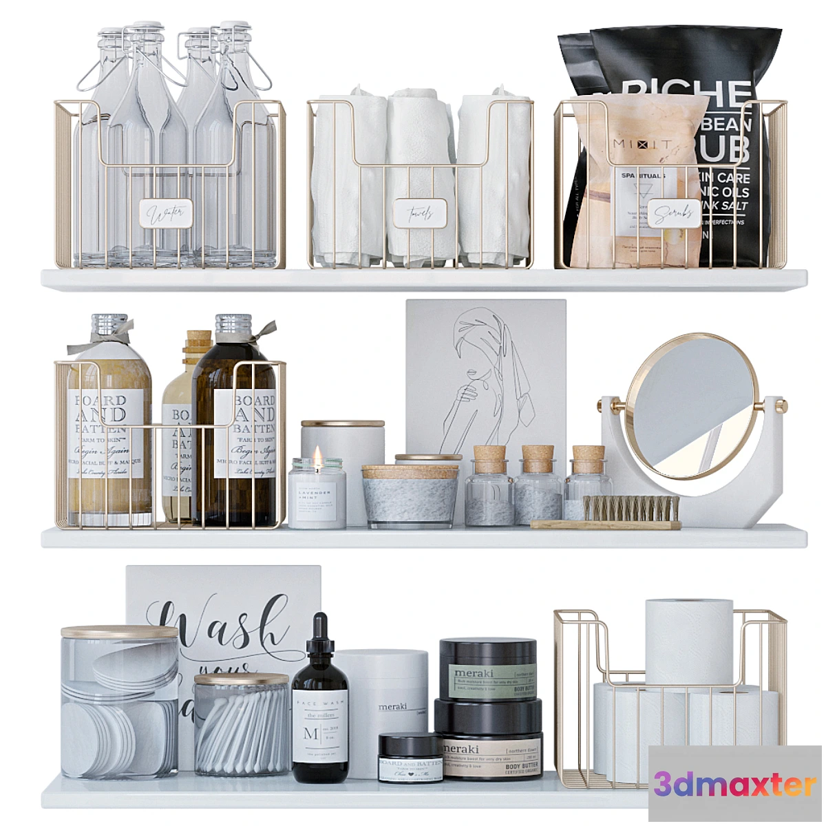 874589 - Decorative set for the bathroom - No.9