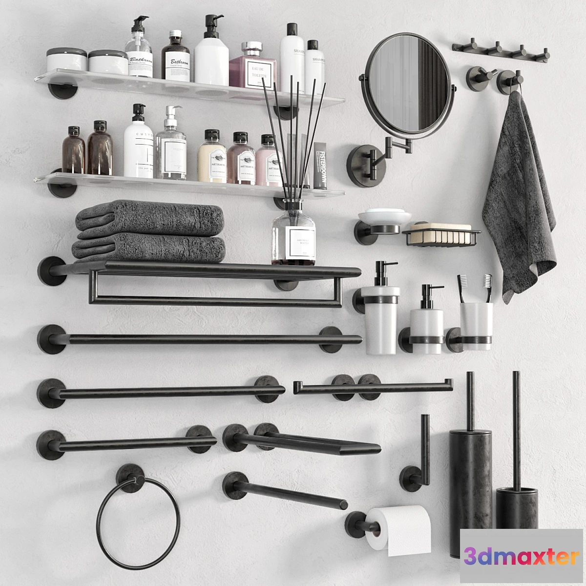 884220 - DARK bathroom accessories by BEMETA - No.4