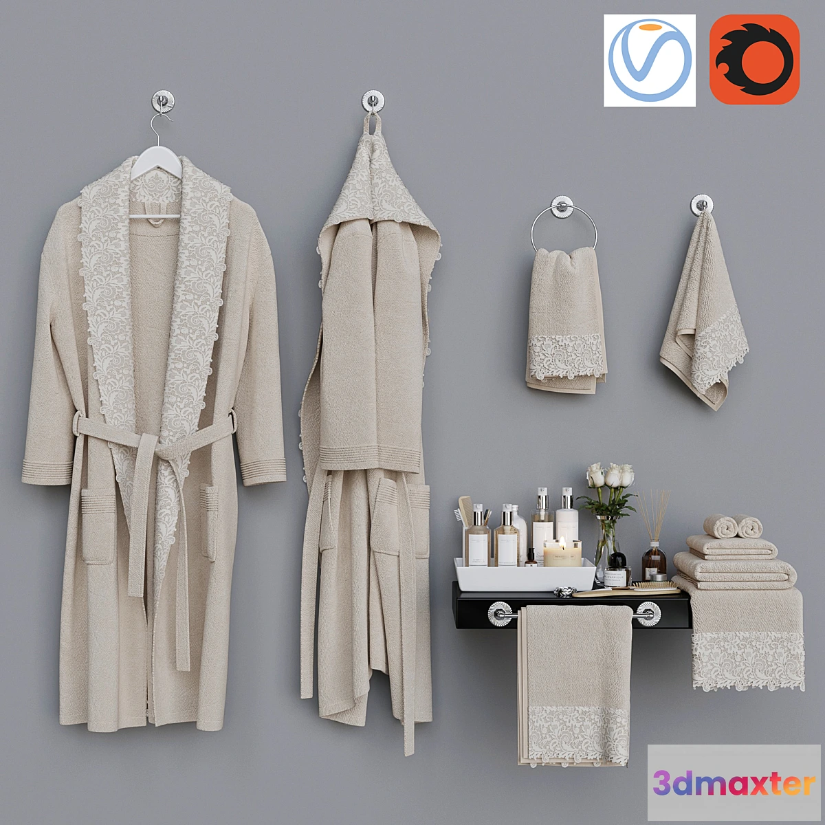 884252 - Decorative bathroom set 5 - No.7