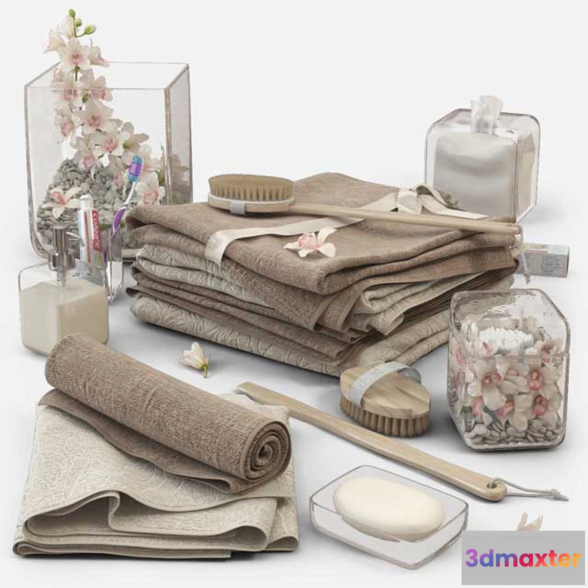 889784 - Towels with orchids m14 - No.3