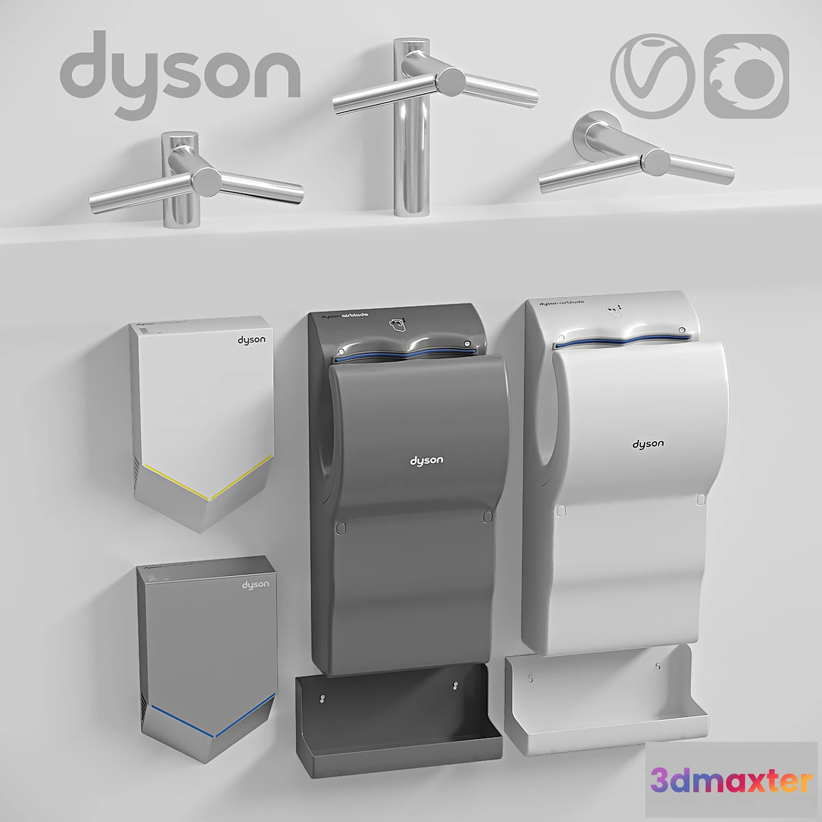 893574 - Dyson Airblade Hand dryers