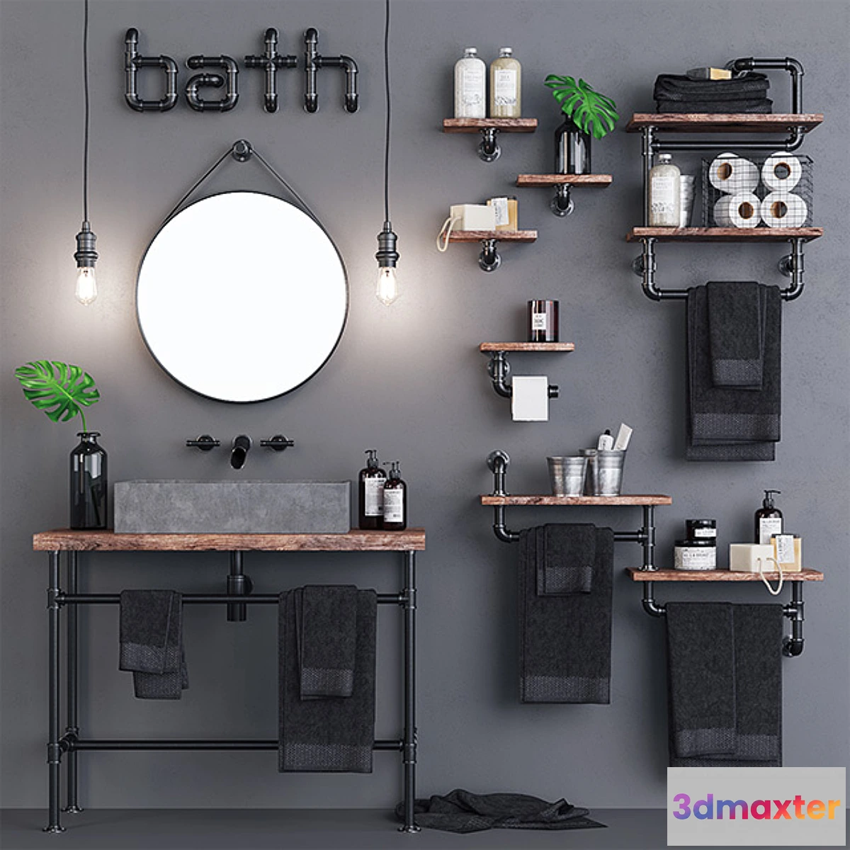 893596 - Loft Bathroom Set - No.2