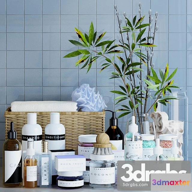 909040 - A Set Of Cosmetics For The Bathroom