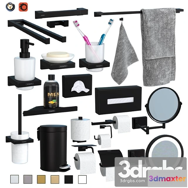 909042 - A Set Of Hansgrohe Addstories Accessories 20 pcs