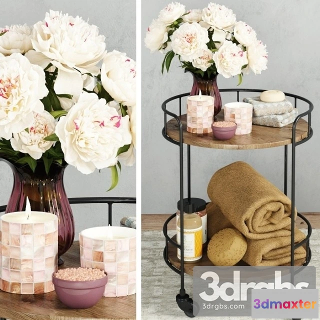 909558 - Bathroom Set Rose
